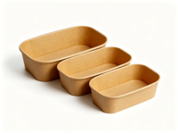 Conteneur alimentaire jetable en plastique rond de 1000 ml pour salade et soupe avec couvercle