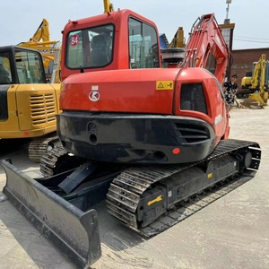 Kubota Excavator KX185-4 4 Ton Used Hydraulic Track Loader for Demolition Rock Breaking <b>Foundation</b> Work - Product Image 2