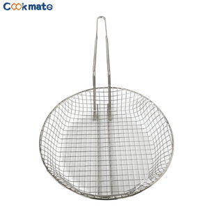 Poulet frit Cuisson Cesta Par Freir Fil Maille Panier À Frites Avec Poignée - Product Image 4