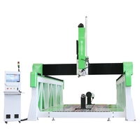 Routeur CNC de gravure de mousse de bois de grande machine CNC à 5 axes avec axe Z élevé