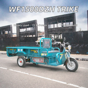 Tricicli da carico a corpo aperto a tre ruote per veicoli da trasporto elettrici ad alte prestazioni per la consegna delle motociclette da 400kg - Product Image 2