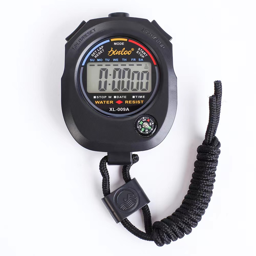 Спортивный, гоночный, электронный секундомер, уличный таймер с компасом, неделя, Водонепроницаемый Секундомер