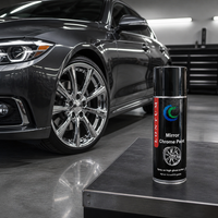 Miroir de voiture 400ML Or Chrome Effet Aérosol Couleur Précision Couleur Lieu Couleurs Métalliques Peinture de voiture Peinture en aérosol