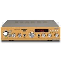 Mini Amplificador de Potencia Bluetooth AV-339, Voltaje Constante, USB, Tarjeta TF, Radio FM, Amplificador de Audio Estéreo HiFi