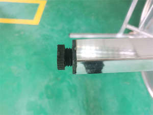 في الهواء الطلق/داخلي كبير طاولة طعام من الصلب المقاوم للصدأ للطي جولة الجدول مأدبة الطعام الجدول - Product Image 6