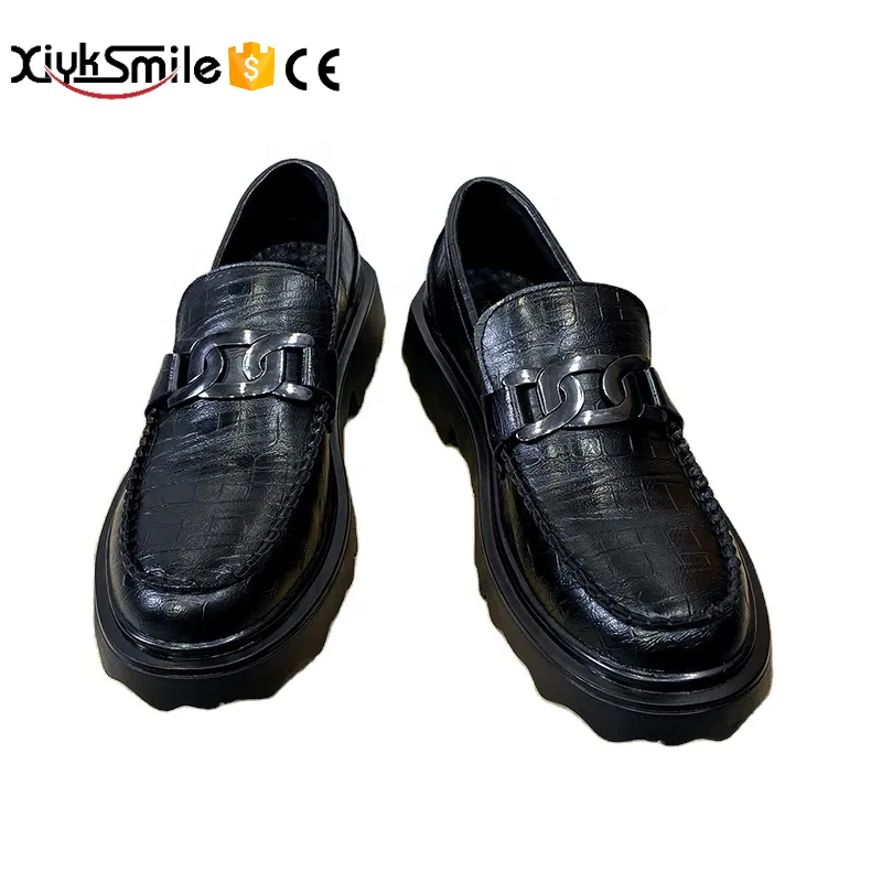 2022 new slip-on loafers mall monopoly horsebit business men's dress shoes casual