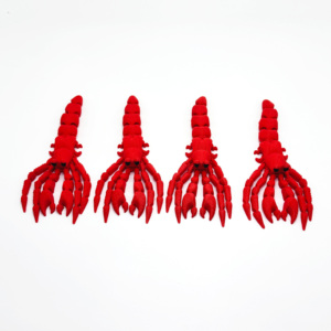 WANCAI OEM Jouet de crabe ermite imprimé en 3D en PLA biodégradable, ornement animal simulé respectueux de l'environnement, unisexe pour toute la famille - Product Image 1