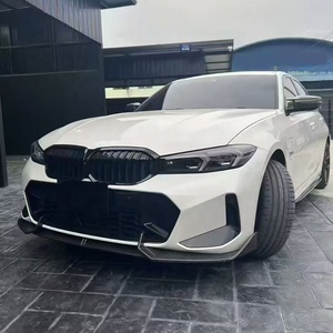 Para <span class=keywords><strong>BMW</strong></span> Serie 3 G20, Labio Delantero de Fibra de Carbono, Separador de Parachoques Delantero, Accesorios para Auto - Product Image 6