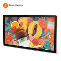 Écran publicitaire tactile LCD TFT IPS de 21,5 pouces avec connectivité WIFI 4G, lecture audio et vidéo