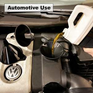 Grande funil plástico multiúso para a manipulação e a transmissão líquidas do óleo do carro-para várias aplicações da gestão fluida - Product Image 5