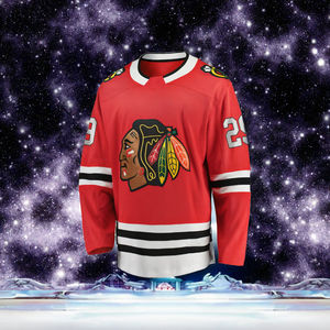 Jersey de Hockey sobre Hielo de Poliéster Personalizado 2025, Servicio OEM, Venta al por Mayor, Alta Calidad, 180g, Último Diseño, Ropa Deportiva de Equipo, Certificado BSCI - Product Image 3