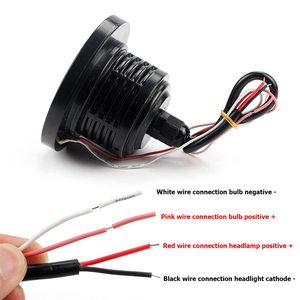 Car Angel Eye Fog <b>Light</b> High Power Bright Halo Angel Eye Rings 3.5 Inch <b>Projector</b> Lens Headlight With Daytime Running <b>Light</b> - Product Image 4