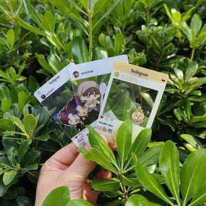 Carte photo Lomo KPOP holographique personnalisée double face couleur, collection éventail - Product Image 1