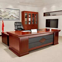 Bureau de direction de luxe en placage MDF