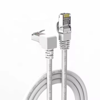 Kabel Patch Ethernet Kemasan Kustom Logo Label Pribadi Konektor Cat6 RJ45 Konduktor Tembaga Murni Produsen OEM untuk