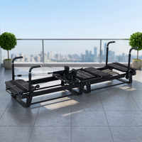 Reformer de Pilates Commercial avec Cadre en Acier 3050mm, Rails à Glisse Lisse, Équipement d'Entraînement pour Studio, Certifié CE ISO, Personnalisable