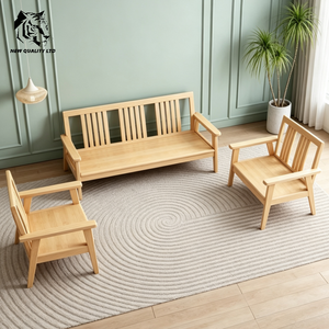 Proveedor chino de sofás seccionales de madera de bajo costo, personalizados, con gran stock, envío inmediato, nuevo diseño, muebles para sala de estar. - Product Image 1