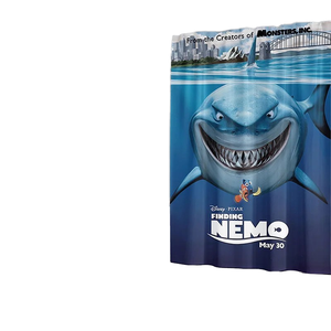 Finding <span class=keywords><strong>Nemo</strong></span> ชุดม่านอาบน้ำสี่ชิ้นปรับแต่งได้, ชุดม่านห้องน้ำวัสดุข้ามพรมแดนสำหรับใช้ในบ้าน - Product Image 1