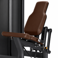 Machine professionnelle à charge de plaques pour extensions et curls assis des jambes, équipement d'entraînement des cuisses à double fonction pour quadriceps et ischio-jambiers