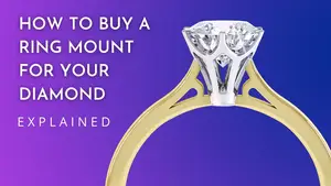 Ajustes de anillo semimontaje de oro blanco de 14K Ajuste de anillo vacío de oro sólido de 10K/18K sin piedras para hacer anillos de diamantes