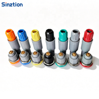 Connecteur circulaire Sinztion PAG PKG 0P Series multi-cœurs en plastique, auto-verrouillant, push-pull, pour applications médicales et aéronautiques, personnalisable
