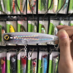 Leurre de pêche en mer Japan <span class=keywords><strong>Maria</strong></span> Pop Queen 105mm, popper en acier inoxydable pour thon et bleu-feuille, appât dur - Product Image 3