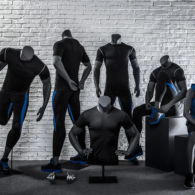 Spier Man Vrouw Sport Mannequins Voor Atletische Kleding Apparatuur Etalagepop