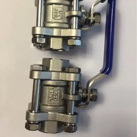 Válvulas de Bola de Acero CF8M con Palanca Manual, Soldadas por Enchufe, Norma EN-1092, para Proyectos de Tratamiento de Agua