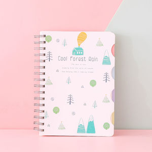 Bìa Cứng Tươi Và Phong Cách Tự Nhiên Bán Hot Loose Leaf Giá Rẻ Tùy Chỉnh Dễ Thương Xoắn Ốc Máy Tính Xách Tay - Product Image 2