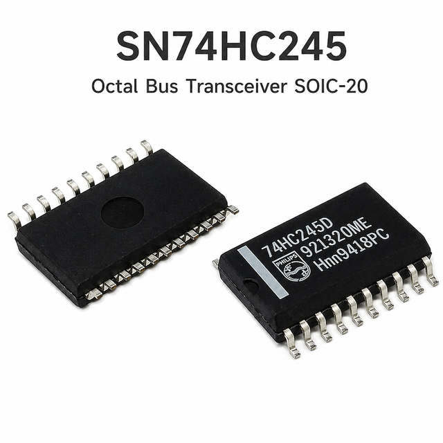 SN74HC245 Bus Transceiver SOIC-20 for MCU IO Buffer and Data Bus Control