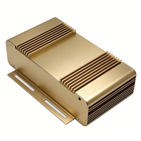 Boîtier en aluminium extrudé usiné sur mesure par CNC pour alimentation électrique, options en acier inoxydable/ABS, indice de protection IP67, taille et couleur personnalisables