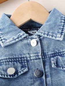 Abiti per bambini in Denim abbigliamento per bambini all'ingrosso abbigliamento per ragazze Jeans abiti per ragazza Set <span class=keywords><strong>vestiti</strong></span> per bambini giacca invernale per bambini - Product Image 3