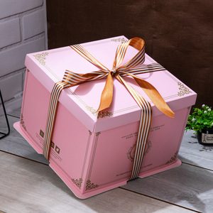 Scatola <span class=keywords><strong>di</strong></span> <span class=keywords><strong>torta</strong></span> regalo <span class=keywords><strong>di</strong></span> <span class=keywords><strong>compleanno</strong></span> personalizzata personalizzata augura scatole <span class=keywords><strong>di</strong></span> imballaggio <span class=keywords><strong>con</strong></span> nastro per la <span class=keywords><strong>torta</strong></span> - Product Image 6