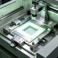 Fixation précise des composants électroniques pour des procédures d'assemblage et de test électriques avec jig et dispositif de fixation, jig d'assemblage