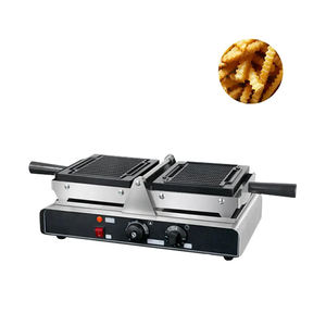 Machine à gaufres en forme de bâtonnets de biscuits électriques à prix de gros, machine à gaufres commerciale en forme de frites - Product Image 1