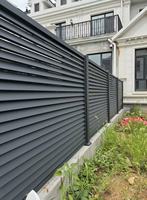 Panneaux de clôture en aluminium sur mesure, anti-rouille, pour la protection de la vie privée, pour cour résidentielle, certifiés CE