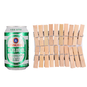 Clothespins Wooden Drying Clips 20 Pack Eco Friendly Household Use Rectangle Shape - Product Image 5