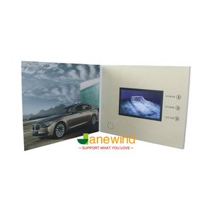 Personnalisez votre propre album, carte de vœux vidéo de 5 pouces, livre vidéo électronique HD 720P avec écran LCD, brochure vidéo avec mémoire intégrée - Product Image 3