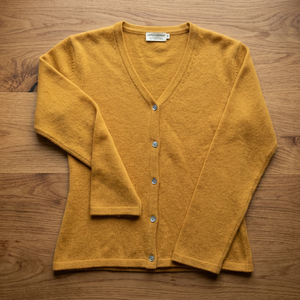 Cárdigan de Mujer, Casual, 100% Cachemira, Tejido Plano Sólido, Anti-Pilling, Cuello en V, Manga Larga, 260g, Para Todas las Temporadas - Product Image 2