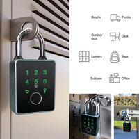 Cadenas à empreinte digitale et mot de passe, étanche, antivol, intelligent, électronique et sécurisé
