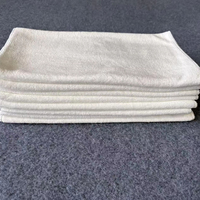 Serviette blanche en polyester et polyamide à prix abordable, stock de fin de série, broderie personnalisée, absorbante et multifonctionnelle