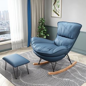 Fauteuil à bascule de luxe léger style nordique, <span class=keywords><strong>chaise</strong></span> longue décontractée pour la maison, fauteuil à bascule de luxe léger pour salon, sieste, balcon, fauteuil individuel - Product Image 5
