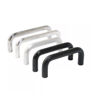 Handle and <strong>Knob</strong> Kosin China Foshan MLP12 Furniture Cabinet U Design Kitchen Euro Interior Kitchen <strong>Door</strong> U Shape Chrome Pull - Product Image 2