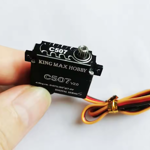 Kingmax C507 4.9Kg Kỹ Thuật Số Thép Bánh Răng Mini Cánh <span class=keywords><strong>Servo</strong></span> 8Mm Mỏng CNC Cho RC Máy Bay Máy Bay Sailplane Tàu Lượn Bay Không Người Lái Cả Cạnh Tranh - Product Image 1