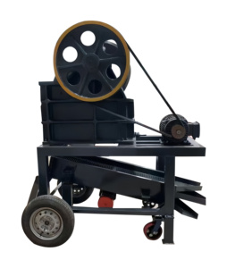 Trituradora de Mandíbulas Móvil Portátil PE 250*1200 con Motor y Rodamiento de Transportador, Alta Productividad, Capacidad Máxima de 15-20t/h - Product Image 6