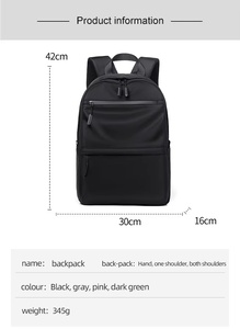 Unisex Large Capacity Waterproof Wear-Resistant Oxford Polyester Leisure Backpack Factory Wholesale Portable <b>Computer</b> <b>Bag</b> - Product Image 3