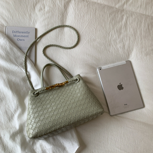 Bolso Tote Pequeño con Patrón Tejido para Mujer Bolsos Hobo de Cuero PU Regalo para Mujer - Product Image 4