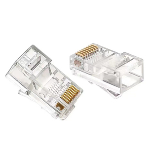 Connecteur RJ45 blindé Cat6 50U FU/1U/3U Boot 23-26AWG pour câble, lot de 100 pièces, approvisionnement direct usine, norme TIA/EIA GLGW AP-S-03W - Product Image 5