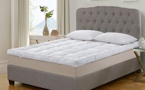 ที่นอนแบบเติมขนห่านสองชั้นสำหรับที่นอนในบ้านซักได้ - Product Image 4