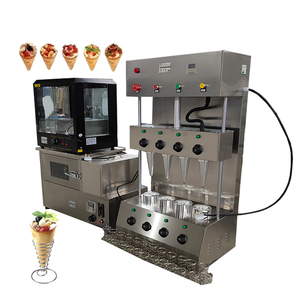 2022 One Umbrella And 4 Cones Pizza Cone Machine Maker Equipment Sweet Barrel Pizza Machine With 4 Heads For Sale